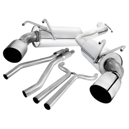 Spec-D Tuning 10-15 Chevrolet Camaro Catback Exhaust MFCAT2-CMR10